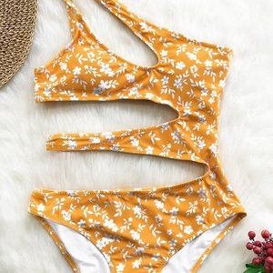 Sunshine Cut Out One-piece Swimsuit